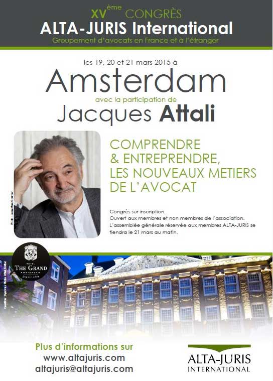 SECIB vous donne rendez-vous à Amsterdam pour ALTA-JURIS