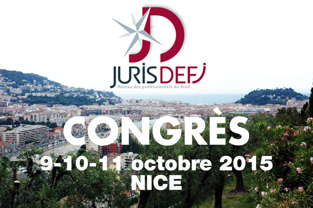 SECIB sera présent au Congrès Juris Défi qui se déroulera du 9 au 11 octobre 2015 à Nice