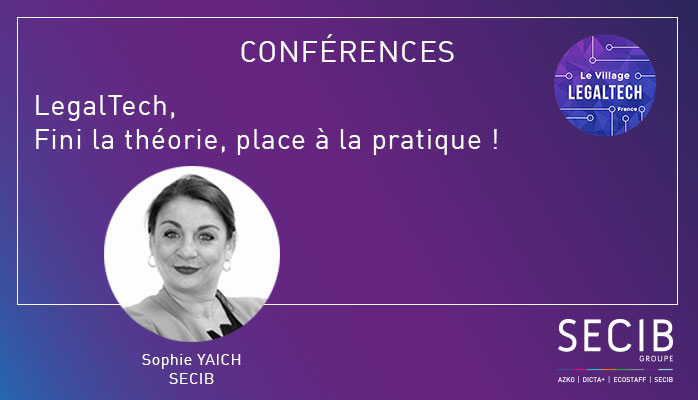 Moins d'un mois avant le Village de la Legaltech... Lors de cet événement ne manquez pas nos conférences ! 