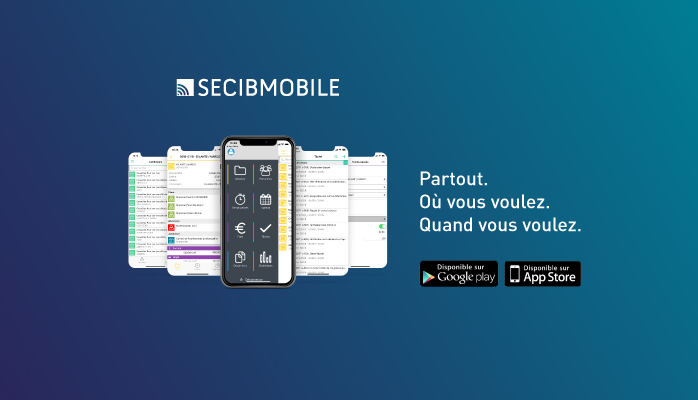 Emploi du temps, facturation, dossiers sont accessibles partout et quand vous le voulez avec SECIBMOBILE ! 