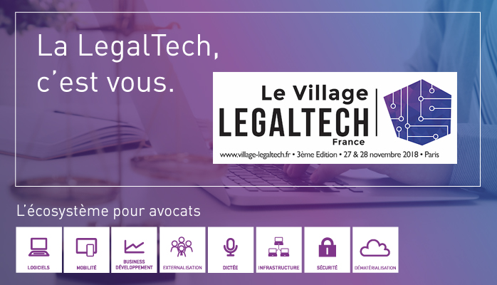 SECIB GROUPE est partenaire du 3ème salon de la LegalTech qui se déroule le 27 et 28 novembre à Paris ! 