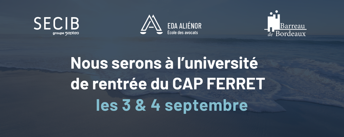 Université de rentrée au cap ferret